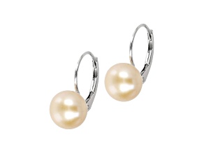 Champagne Cultured Freshwater Pearl Drop Earrings