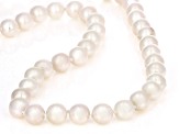 White Cultured Japanese Akoya Pearl 14k Yellow Gold Necklace