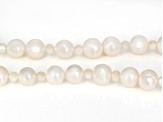 White Cultured Freshwater Pearl 36" Endless Strand Necklace