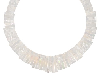 Picture of White South Sea Mother-of Pearl Graduated Collar Necklace