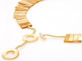 Golden South Sea Mother-of Pearl Graduated Collar Necklace