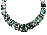 Abalone Shell  Graduated Collar Necklace