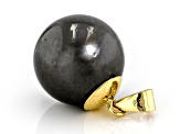 Cultured Tahitian Pearl 18k Yellow Gold Pendant