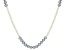 Platinum And White Cultured Freshwater Pearl Rhodium Over Sterling Silver Necklace