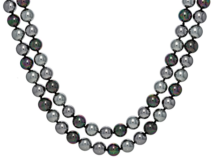 Pearlfection® 10mm Tahitian Simulant 64 Inch Endless Strand