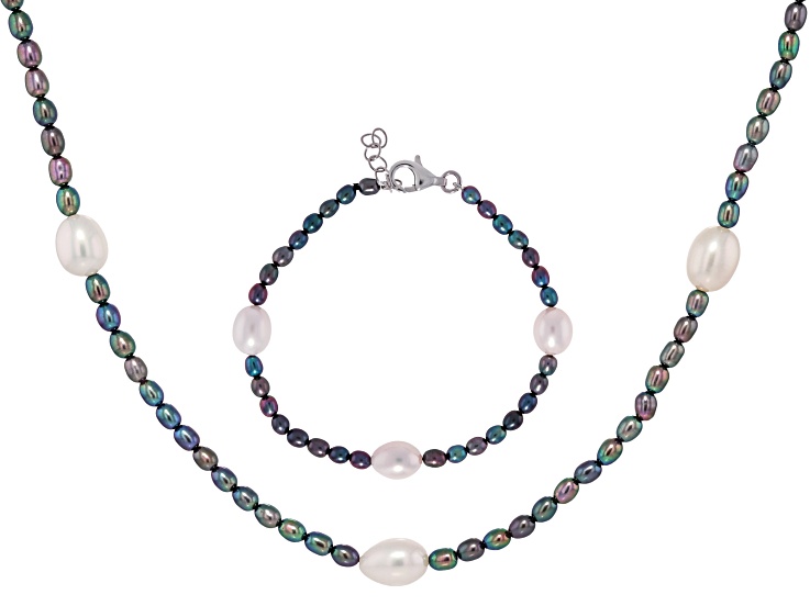 Belacqua Cultured Freshwater Pearl 16" To 36" Necklace For Women | Sterling Silver Single Strand Fishhook | Jewelry For Her | Gift Box Included, Pearl
