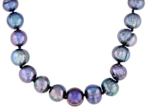 Black Cultured Freshwater Pearl 80 Inch Endless Strand Necklace