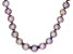 Lavender Cultured Kasumiga Pearl 14k White Gold Strand Necklace 10.5-13.5mm