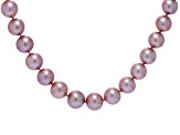 Natural Multi-Pink Cultured Kasumiga Pearl 14k White Gold Necklace 10.5-13.5mm