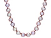 Genusis™ 10-12mm Lavender Cultured Freshwater Pearl 14k Yellow Gold 20 inch Necklace