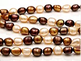 Multi-Color Cultured Freshwater Pearl Endless Strand Necklace