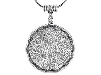 Picture of Sterling Silver Medallion 18 Inch Necklace