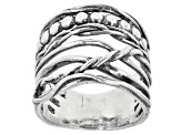 Sterling Silver Multi-Row Ring