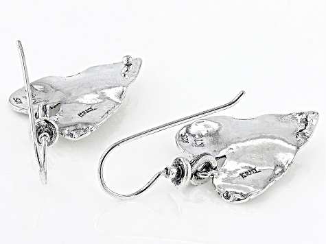 White Cultured Freshwater Pearl Sterling Silver Earrings