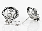 White Cultured Freshwater Pearl Sterling Silver Earrings