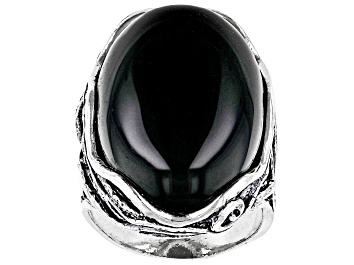 Picture of Black Onyx Sterling Silver Ring
