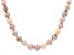 Multi-Color Cultured Freshwater Pearl Rhodium Over Sterling Silver 20 Inch Strand Necklace