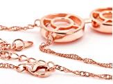Pink Conch Shell 18k Rose Gold Over Sterling Silver Necklace