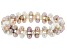 Multi-Color Cultured Freshwater Pearl Multi-Row Stretch Bracelet