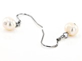 Multi-Color Cultured Freshwater Pearl Rhodium Over Silver 18, 24, & 36 Inch Necklace & Earring Set