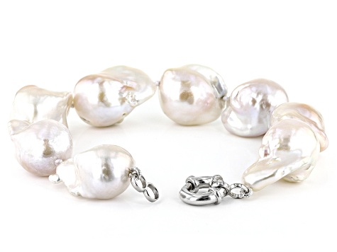 Freshwater Pearl and Sterling Silver Bracelet UK