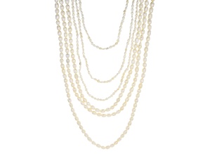 Cultured Freshwater Pearl Multi-Row Necklace