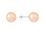 9-9.5mm Pink Cultured Freshwater Pearl Sterling Silver Stud Earrings