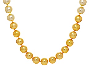 Pearlfection® Multi-Color South Sea Simulant Rhodium Over Sterling Silver 24 Inch Strand Necklace