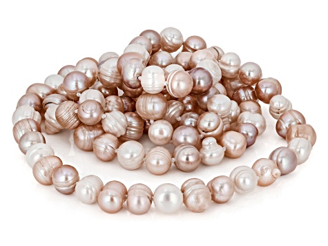 Multi-Color Cultured Freshwater Pearl 34 Inch Endless Strand