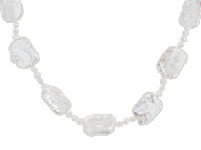 White Cultured Freshwater Pearl 32 Inch Endless Necklace