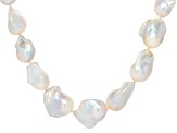Genusis ™ White Cultured Freshwater Pearl Sterling Silver 18 Inch Strand Necklace