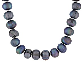 Black Cultured Freshwater Pearl 64 Inch Endless Strand Necklace