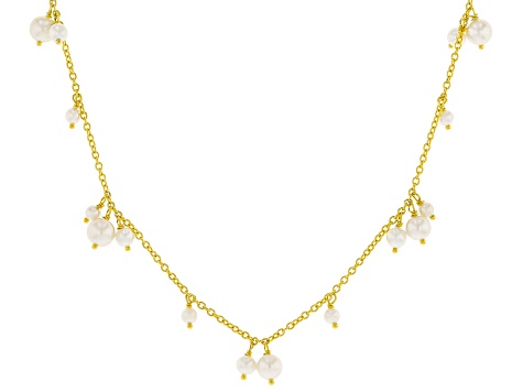 Judith Ripka Cultured Freshwater Pearl & Cubic Zirconia 14k Gold