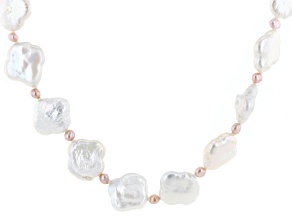 Multi-Color Cultured Freshwater Pearl Rhodium Over Sterling Silver 32 Inch Strand Necklace