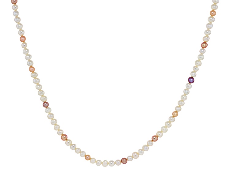 Genusis™ Multi-Color Cultured Freshwater Bitsy Pearl Rhodium Over