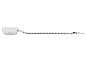Sterling Silver Push Button Closure 2.5" Extender, Large
