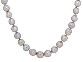 Platinum Cultured Freshwater Pearl 18k Yellow Gold Over Sterling Silver 20 Inch Strand Necklace
