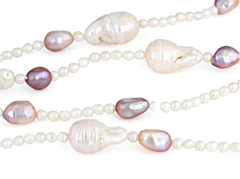 Genusis™ Multi-Color Cultured Freshwater Pearl 36 Inch Strand
