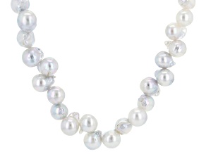 Multi-Color Cultured Japanese Akoya Pearl 36 Inch Strand Necklace