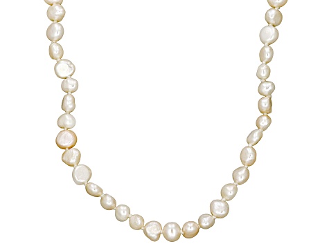 Genusis™ Peach Cultured Freshwater Pearl 64 Inch Necklace - PW947