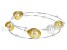 9-10mm Cultured South Sea Pearl Sterling Silver Memory Wire Bracelet