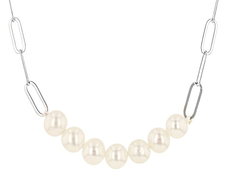 Pearl Paperclip Necklace – MissElenious Jewelry