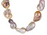 Genusis™ Multi-Color Cultured Freshwater Pearl Rhodium Over Sterling Silver 18 Inch Necklace