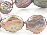 Multi-Color Cultured Freshwater Coin Pearl Stretch Bracelet