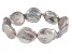 Platinum Cultured Freshwater Coin Pearl Stretch Bracelet