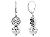 White Cultured Freshwater Pearl Sterling Silver Earrings