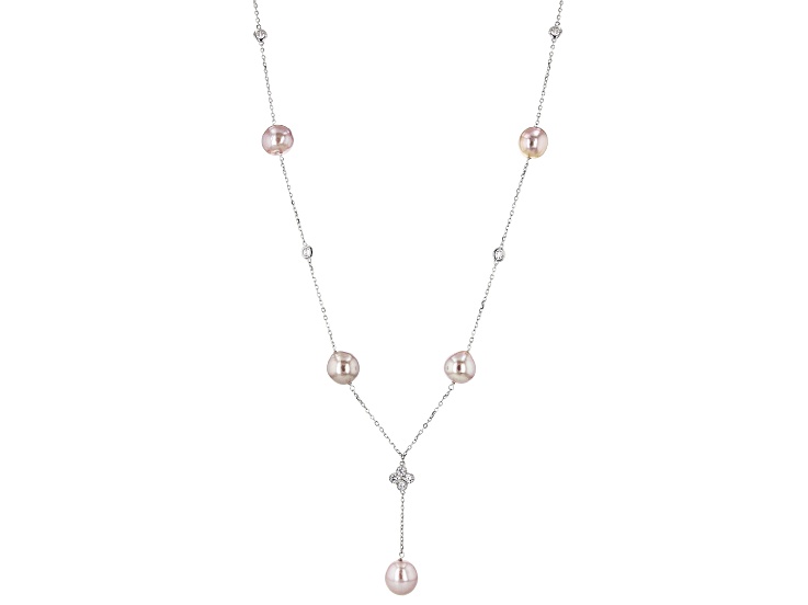 福袋特集 2024 Pearl Kasumiga Cultured And Over Rhodium Zirconia Cubic アクセサリー