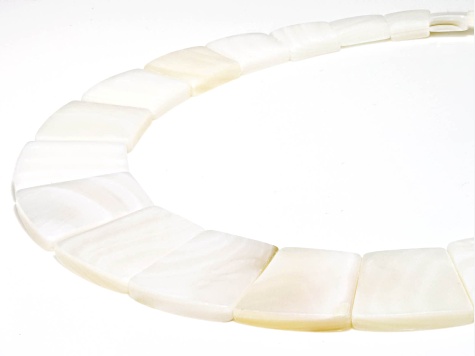 White South Sea Mother-Of-Pearl 20 Inch Necklace