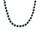 Black Cultured Freshwater Pearl 14k Yellow Gold 18 Inch Necklace