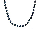 Black Cultured Freshwater Pearl 14k Yellow Gold 18 Inch Necklace ...